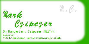 mark czipczer business card